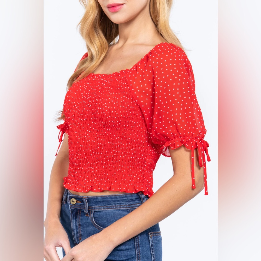 EUC | Semi-Cropped Blouse